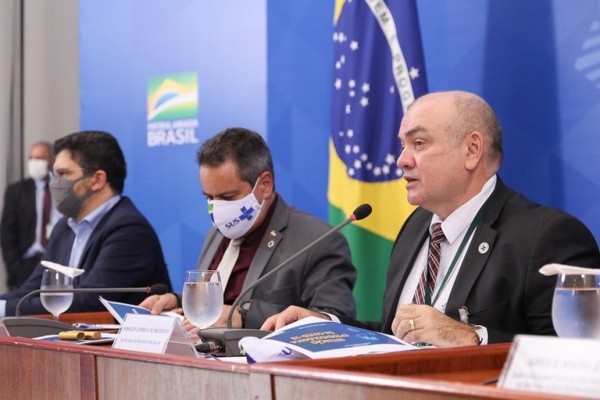 Coletiva com equipe técnica do Ministério da Saúde desta quarta-feira 