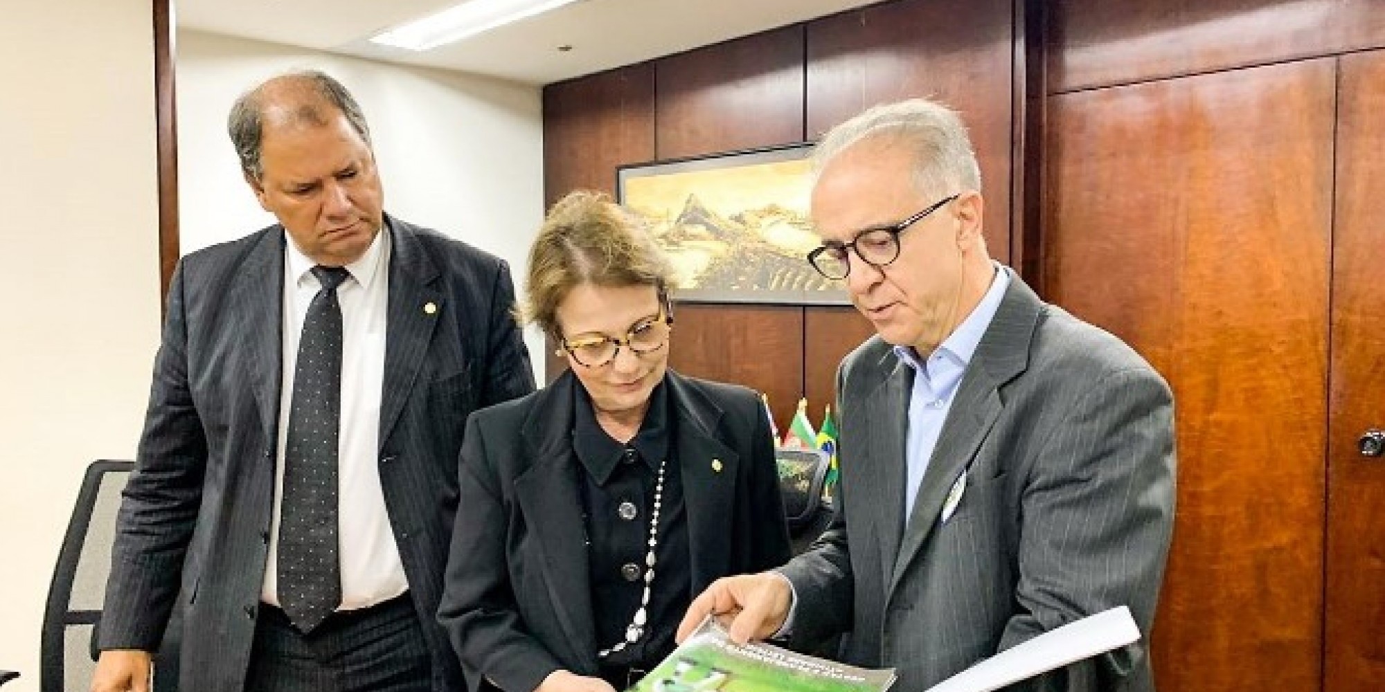 No gabinete da ministra Tereza Cristina, Freitas apresentou modelo adotado pela Dália e recebeu elogios pela inovação da Dália Alimentos No gabinete da ministra Tereza Cristina, Freitas apresentou modelo adotado pela Dália e recebeu elogios pela inovação da Dália Alimentos