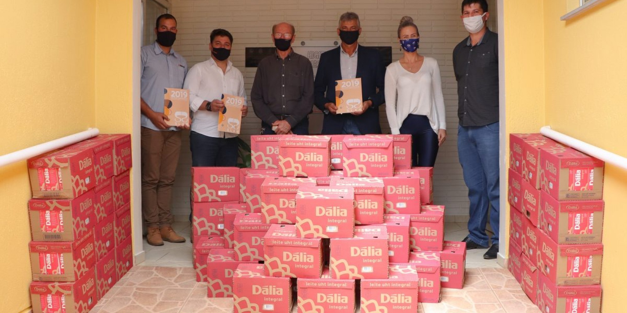 Vinícius e João da Alltech do Brasil, Renato e Angelisa da Slan e Gilberto e Rodrigo da Dália Vinícius e João da Alltech do Brasil, Renato e Angelisa da Slan e Gilberto e Rodrigo da Dália