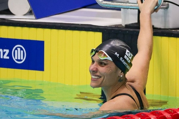 Carol Santiago é ouro, o 1º do Brasil no Mundial de Natação Paralímpica