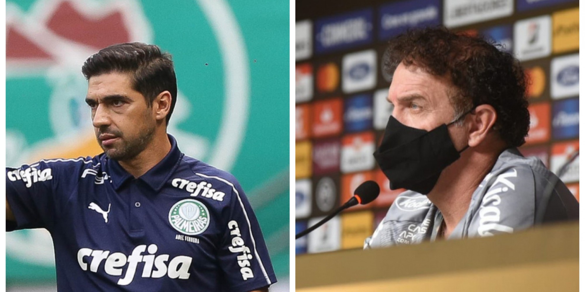 Abel Ferreira e Cuca são os treinadores da decisão Abel Ferreira e Cuca são os treinadores da decisão