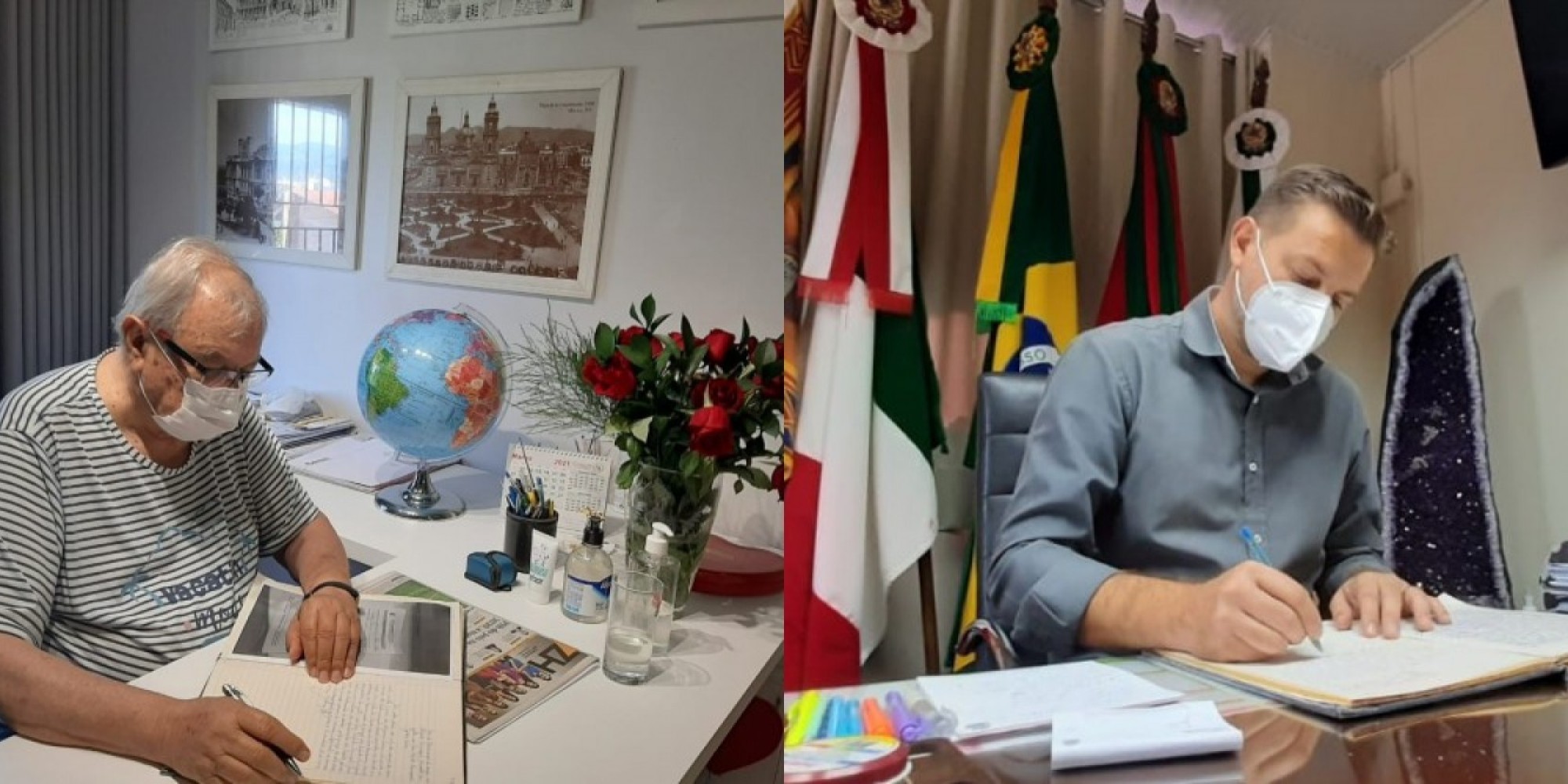 Encantado: Conzatti transmite cargo de prefeito para Jonas Calvi