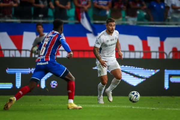 Cuiabano, nos acréscimos do segundo tempo, fez o gol do Tricolor na Arena Fonte Nova.