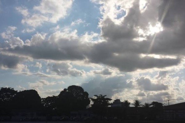 Pancadas de chuva isolada não estão descartadas