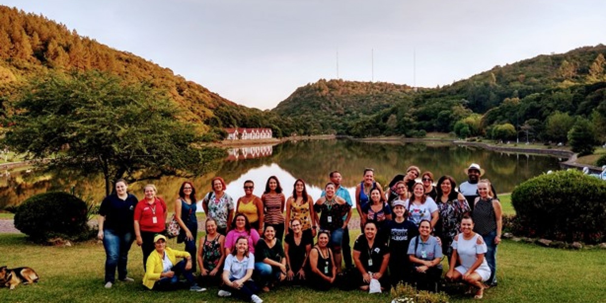 Lagoa da Harmonia, em Teutônia, foi um dos atrativos conhecido pelo grupo Lagoa da Harmonia, em Teutônia, foi um dos atrativos conhecido pelo grupo