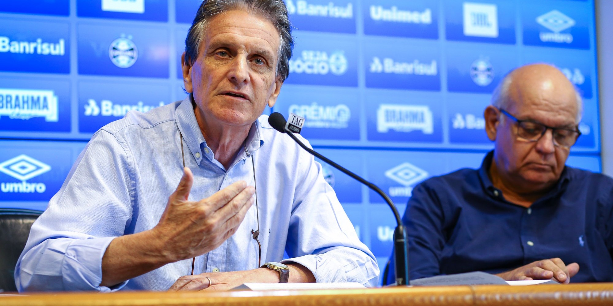 Paul Luz estava na direção tricolor Paul Luz estava na direção tricolor