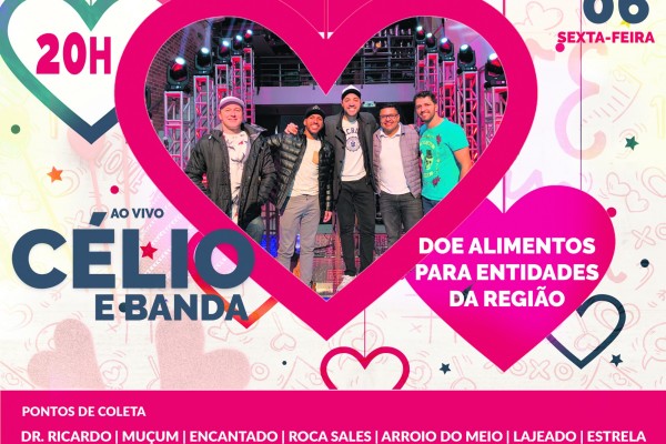 Live será no próximo dia 26 de junho
