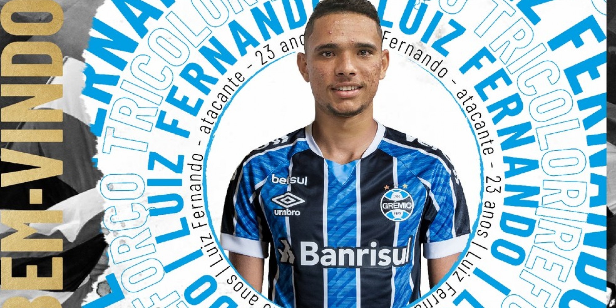Luiz Fernando tem 23 anos Luiz Fernando tem 23 anos