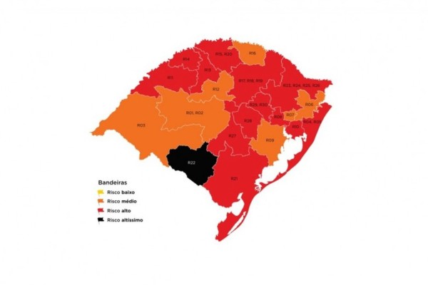 Mapa preliminar foi divulgado na sexta-feira 