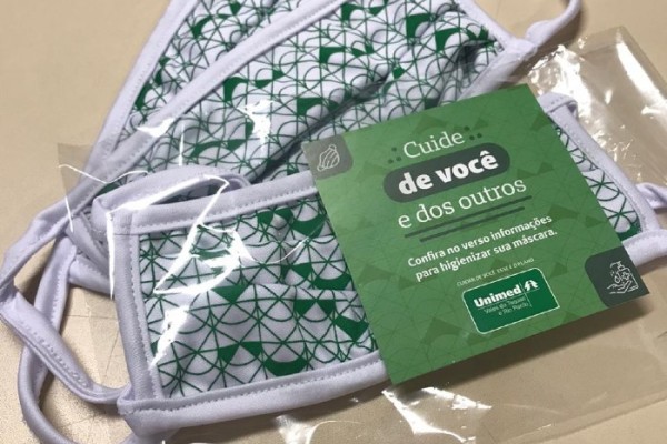 Quem agendar e puder doar sangue nos hemocentros da região, ganhará uma máscara de tecido da Unimed VTRP