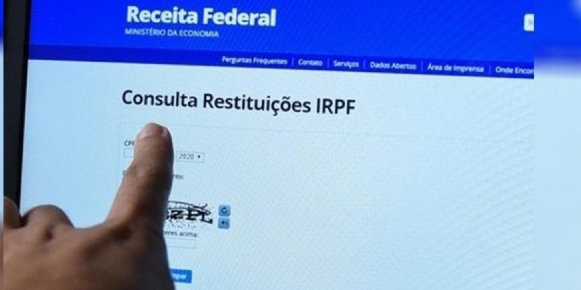 Para saber se teve a declaração liberada, o cidadão deverá acessar a página da Receita Federal na internet Para saber se teve a declaração liberada, o cidadão deverá acessar a página da Receita Federal na internet