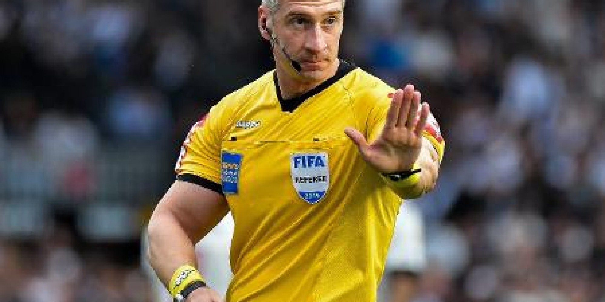 Ele não vai poder apitar o jogo de hoje Ele não vai poder apitar o jogo de hoje