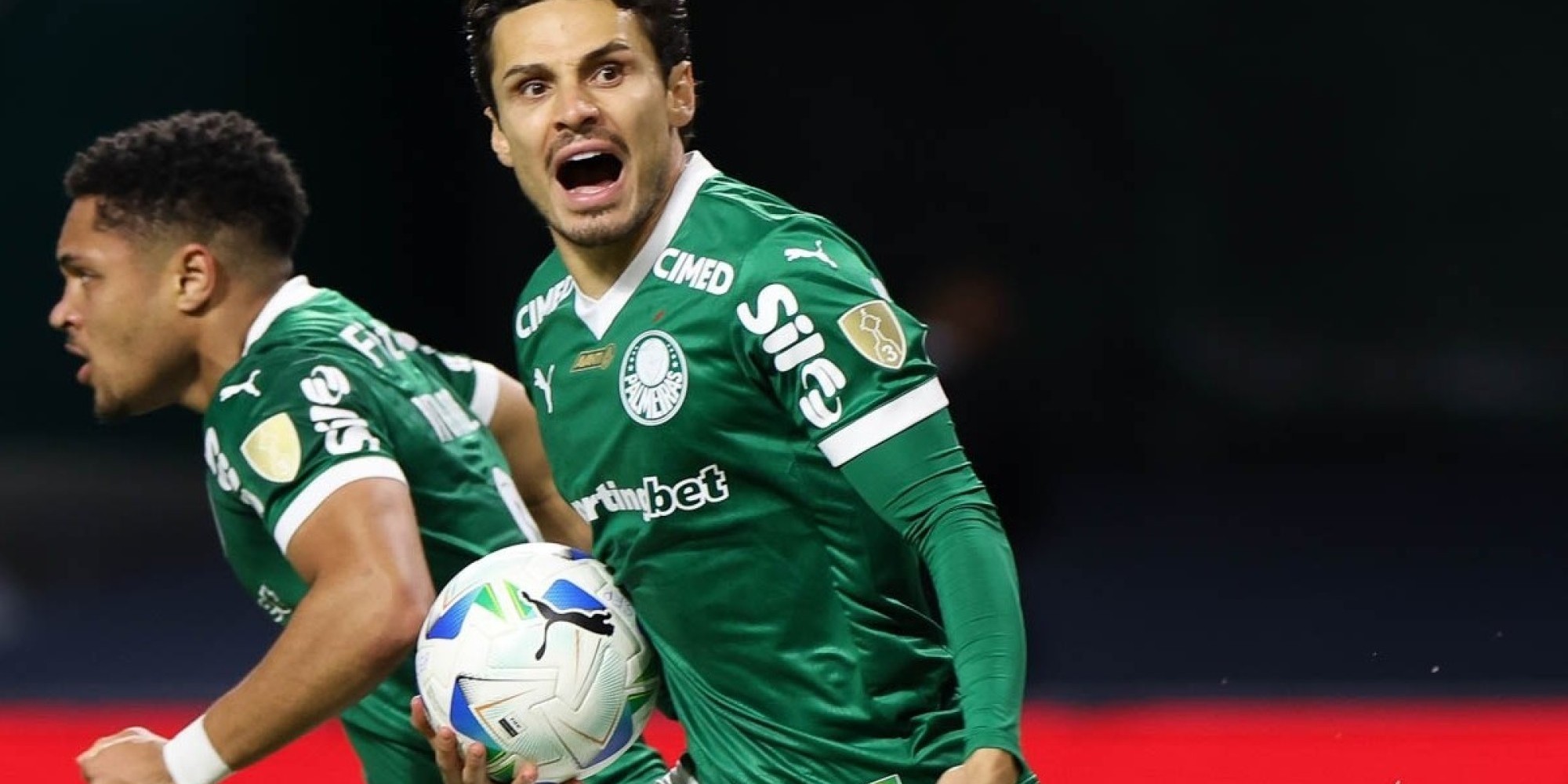 Verdão vence por 4 a 0 com gols de Sosa, Fuchs e Veiga (dois).