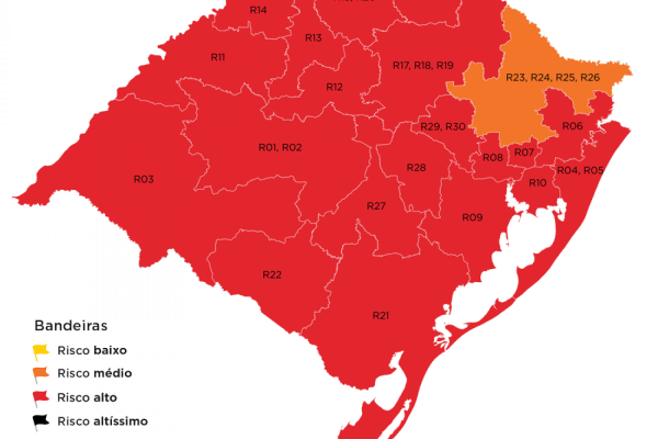 Mapa preliminar foi divulgado neste final de tarde