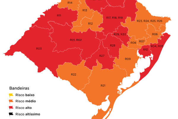 Mapa preliminar foi divulgado na sexta-feira 