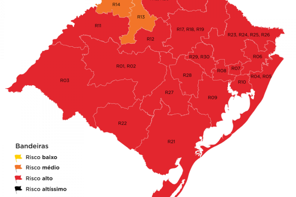 Mapa preliminar foi divulgado nesta sexta-feira
