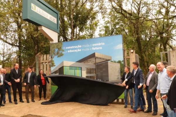 Com capacidade para mais de mil alunos, Sesi-RS começa construção de escola em Lajeado
