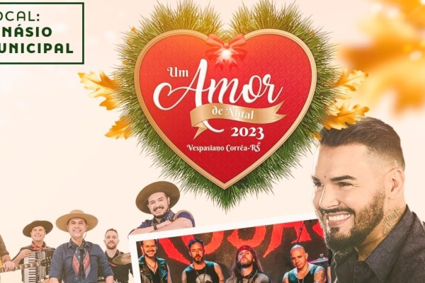 Vespasiano Corrêa apresenta “Um Amor de Natal 2023”