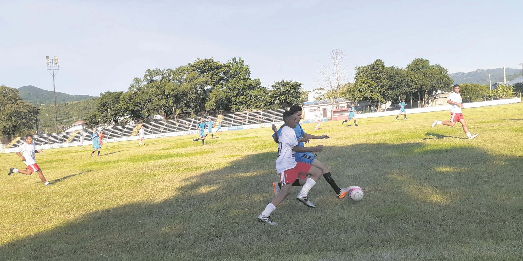 Encantado jogou amistoso contra uma equipe de Porto Alegre durante a preparação Encantado jogou amistoso contra uma equipe de Porto Alegre durante a preparação